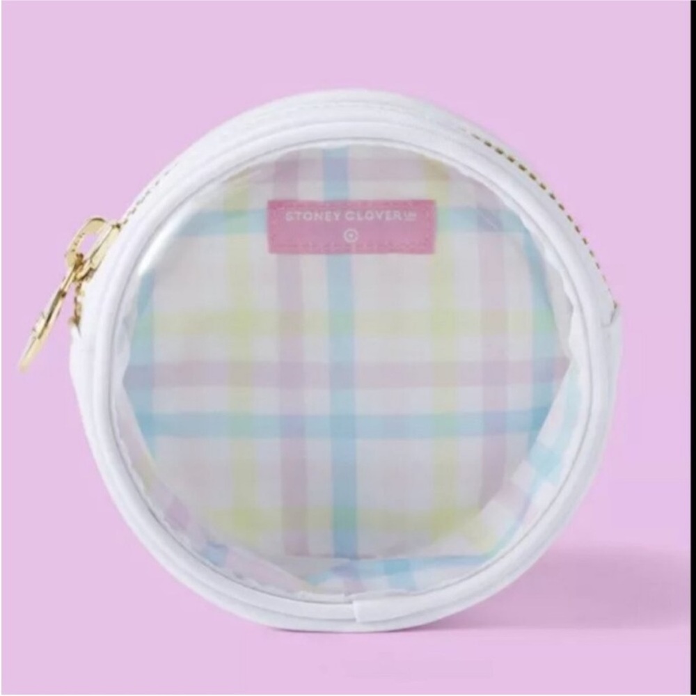 Clear Front White Pouch